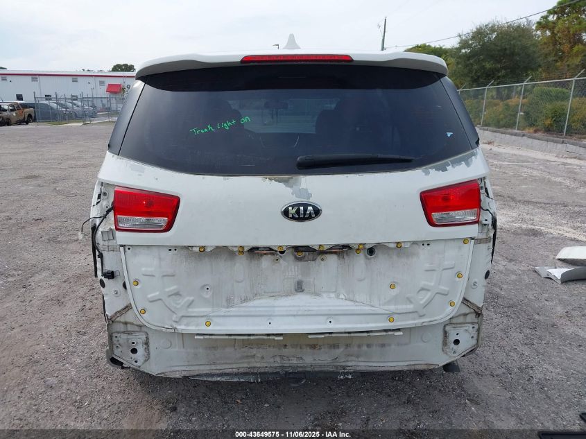 2016 Kia Sedona L VIN: KNDMA5C17G6180682 Lot: 43649575