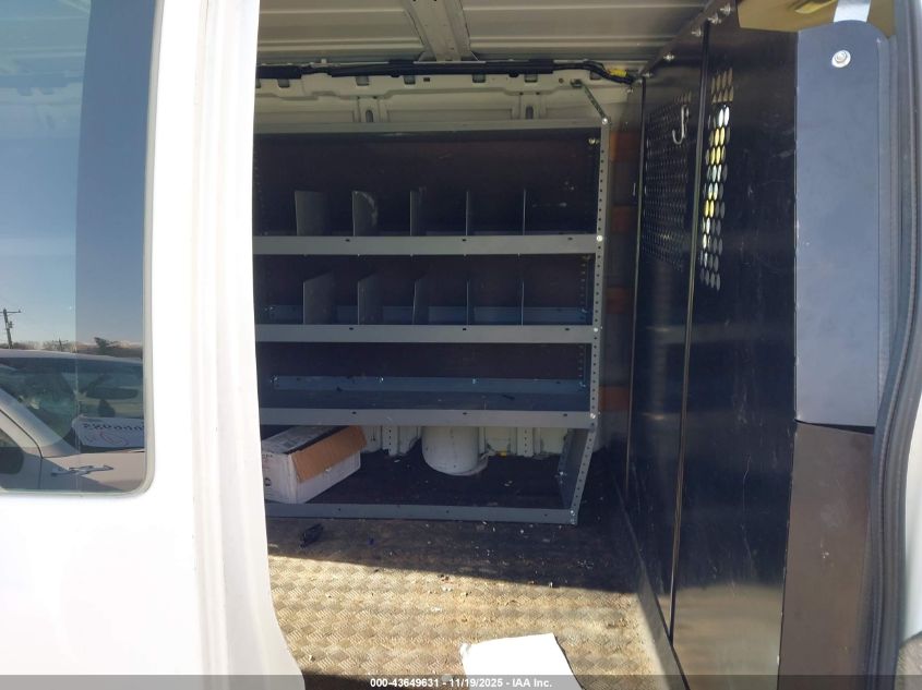 2021 GMC Savana Cargo Rwd 2500 Regular Wheelbase Work Van VIN: 1GTW7AFP8M1300109 Lot: 43649631