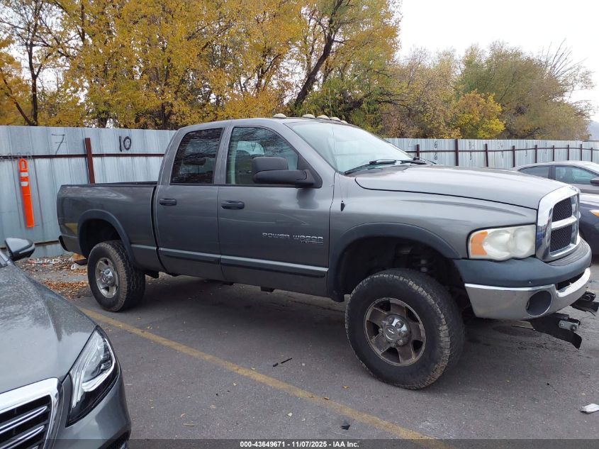 2005 Dodge Ram 2500 Slt/Laramie VIN: 3D7KS28D45G900317 Lot: 43649671