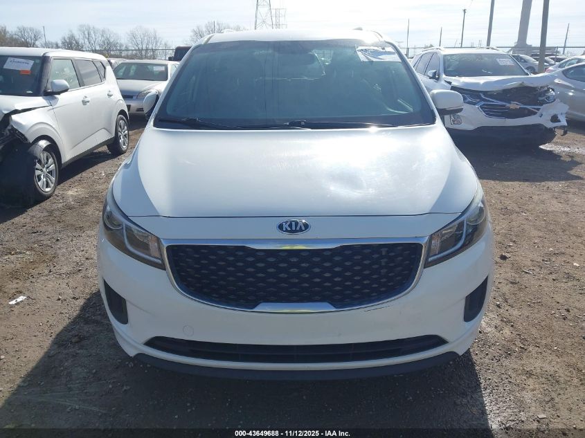 2016 Kia Sedona Lx VIN: KNDMB5C10G6173876 Lot: 43649688
