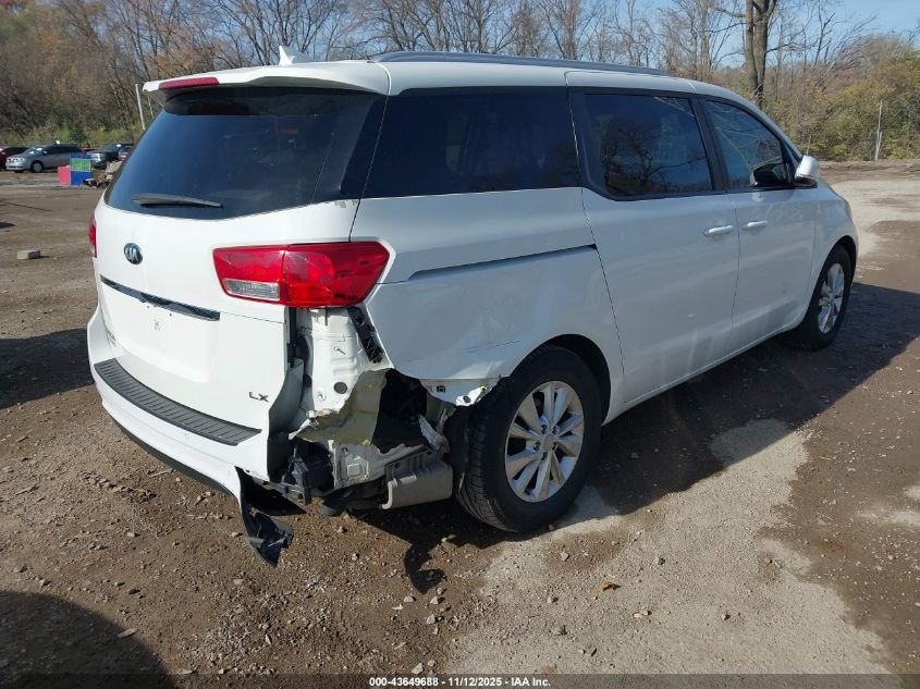 2016 Kia Sedona Lx VIN: KNDMB5C10G6173876 Lot: 43649688