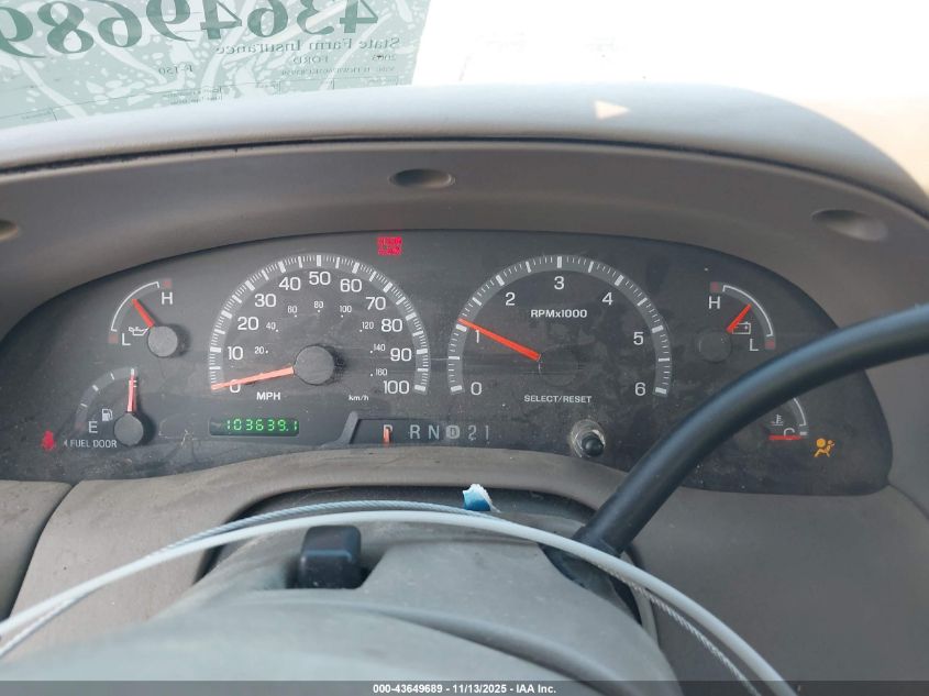 2003 Ford F-150 Lariat/Xlt VIN: 1FTRW07603KC83959 Lot: 43649689