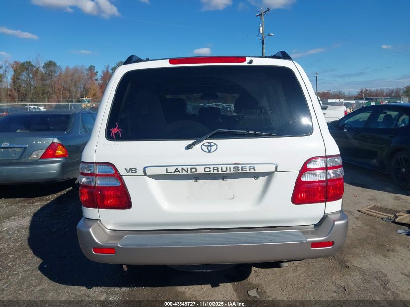 2004 Toyota Land Cruiser VIN: JTEHT05J242057317 Lot: 43649727
