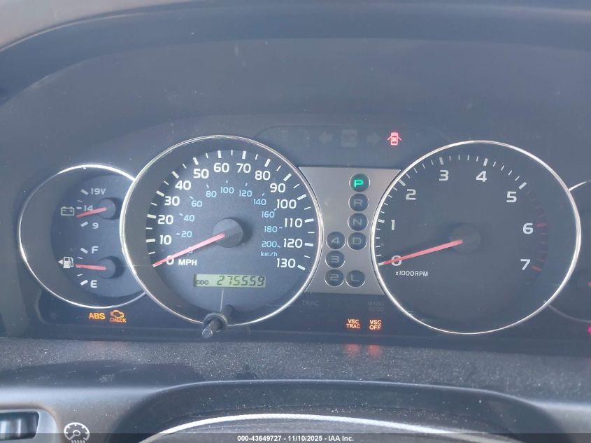 2004 Toyota Land Cruiser VIN: JTEHT05J242057317 Lot: 43649727