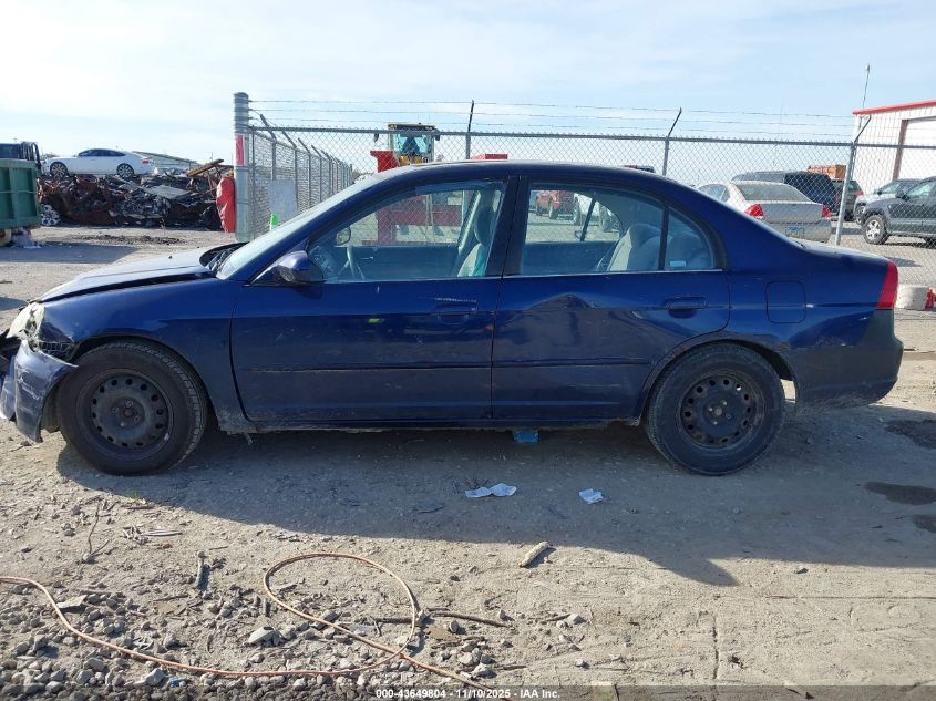 2002 Honda Civic Ex VIN: 1HGES26782L031449 Lot: 43649804