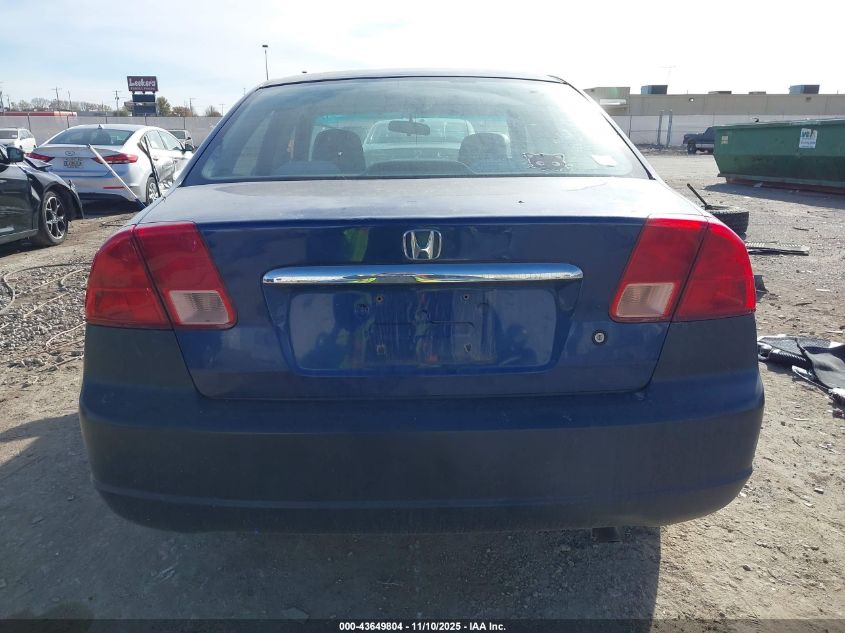 2002 Honda Civic Ex VIN: 1HGES26782L031449 Lot: 43649804