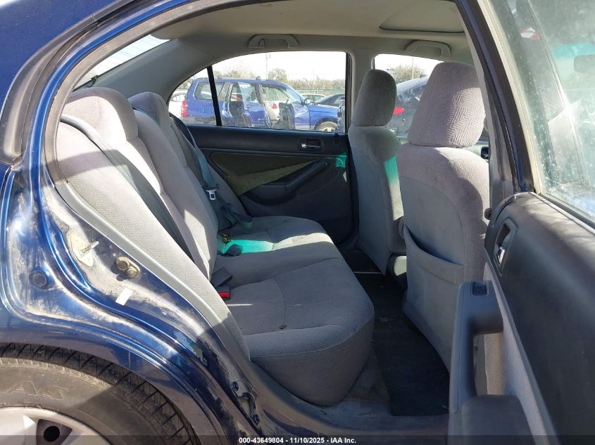 2002 Honda Civic Ex VIN: 1HGES26782L031449 Lot: 43649804