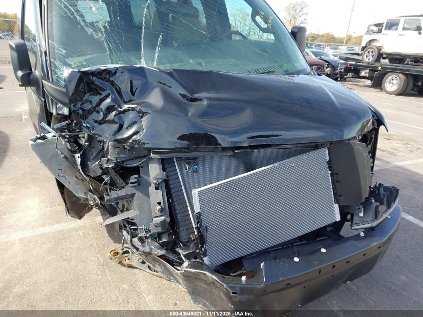 2025 Chevrolet Express Passenger Rwd 3500 Extended Wheelbase Ls VIN: 1GAZGNFP5S1105935 Lot: 43649821