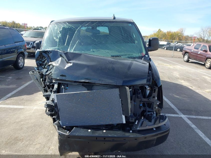 2025 Chevrolet Express Passenger Rwd 3500 Extended Wheelbase Ls VIN: 1GAZGNFP5S1105935 Lot: 43649821