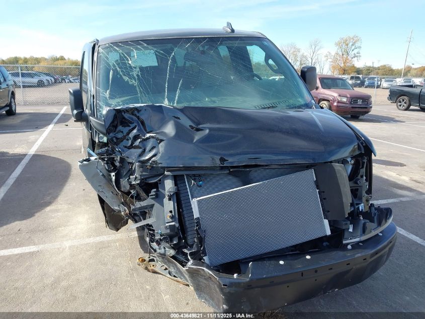 2025 Chevrolet Express Passenger Rwd 3500 Extended Wheelbase Ls VIN: 1GAZGNFP5S1105935 Lot: 43649821