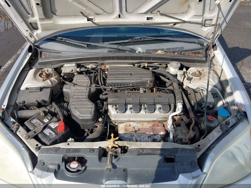 2003 Honda Civic Ex VIN: 1HGEM21943L072990 Lot: 43649839