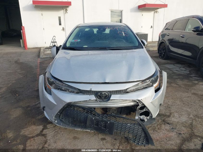 2021 Toyota Corolla Le VIN: 5YFEPMAE8MP214958 Lot: 43649855