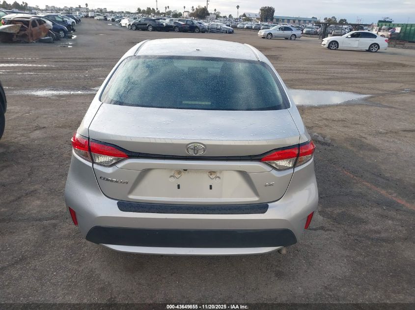 2021 Toyota Corolla Le VIN: 5YFEPMAE8MP214958 Lot: 43649855