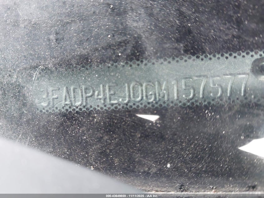 2016 Ford Fiesta Se VIN: 3FADP4EJ0GM157577 Lot: 43649859