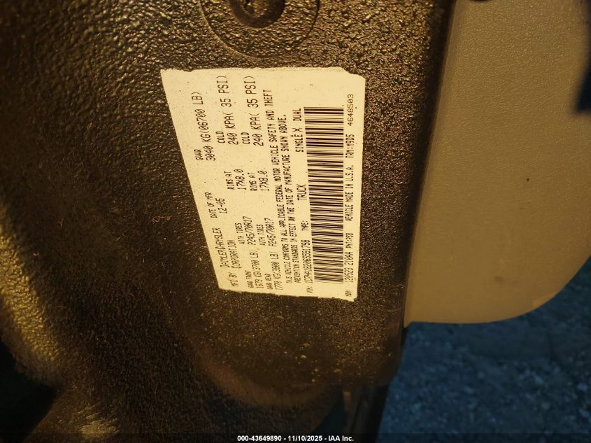 2006 Dodge Ram 1500 Slt VIN: 1D7HA18206S591798 Lot: 43649890