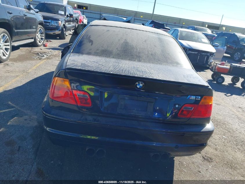2001 BMW M3 VIN: WBSBL93411JR11221 Lot: 43650009