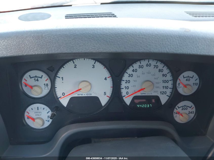 2007 Dodge Ram 2500 Slt/Sport VIN: 3D7KR28C27G757051 Lot: 43650034