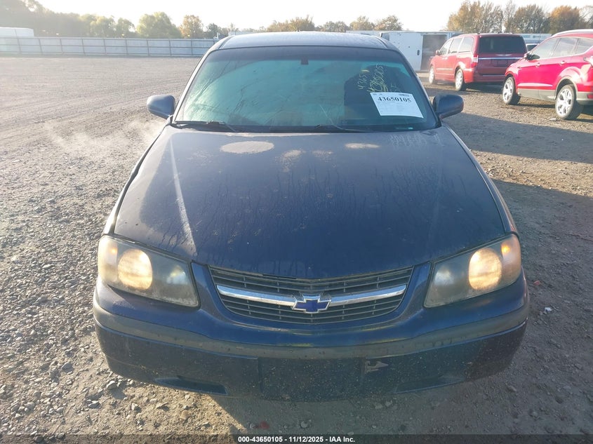 2002 Chevrolet Impala Police VIN: 2G1WF55K129327038 Lot: 43650105