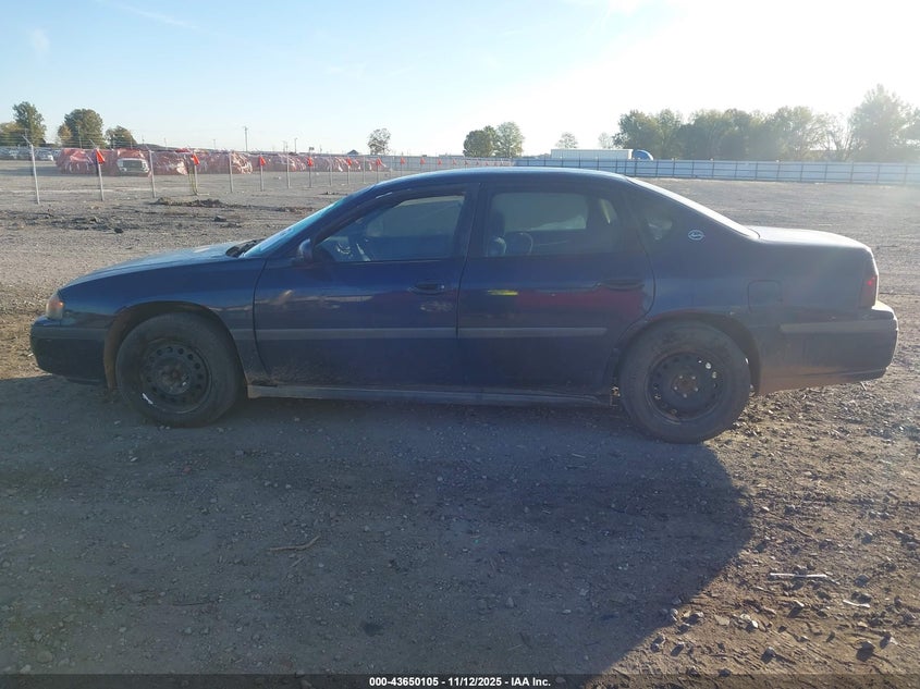 2002 Chevrolet Impala Police VIN: 2G1WF55K129327038 Lot: 43650105