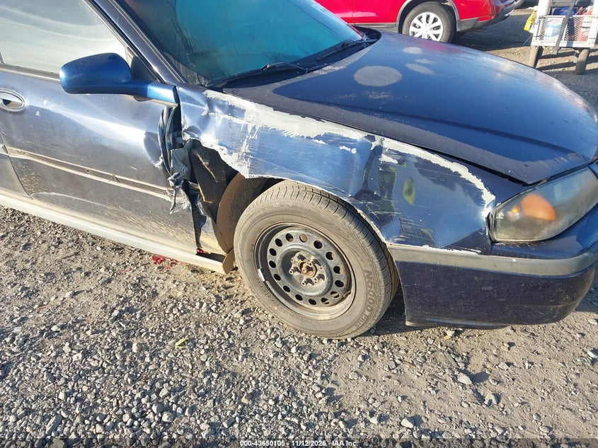 2002 Chevrolet Impala Police VIN: 2G1WF55K129327038 Lot: 43650105