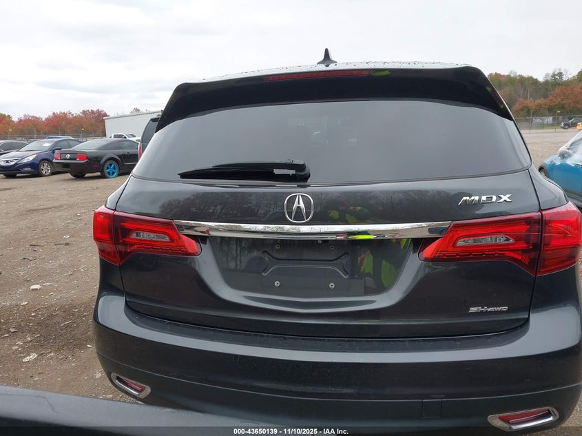 2015 Acura Mdx Technology Package VIN: 5FRYD4H42FB031913 Lot: 43650139