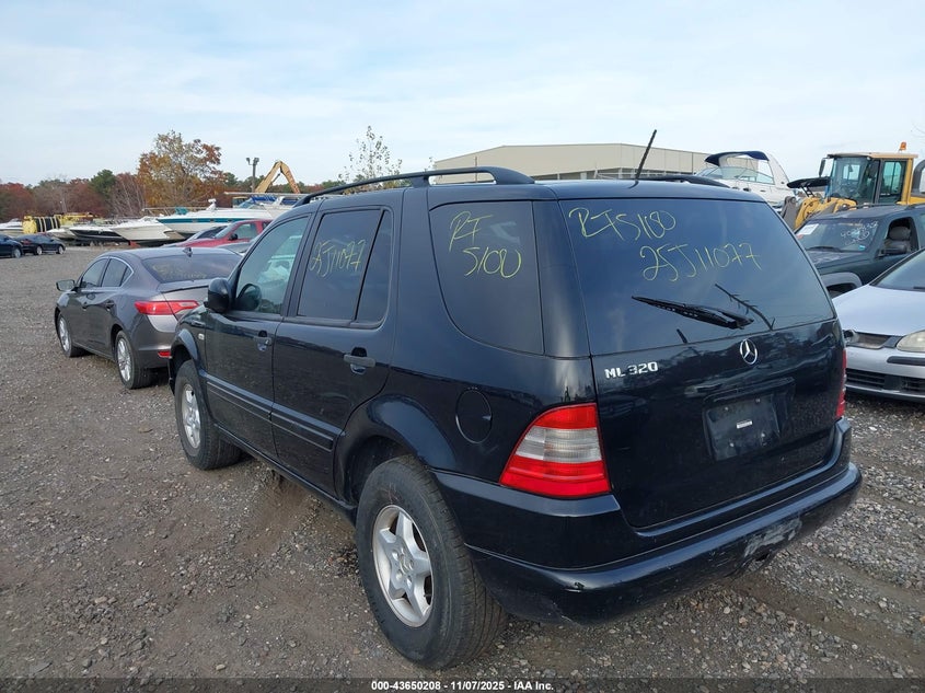 2000 Mercedes-Benz Ml 320 VIN: 4JGAB54EXYA213444 Lot: 43650208