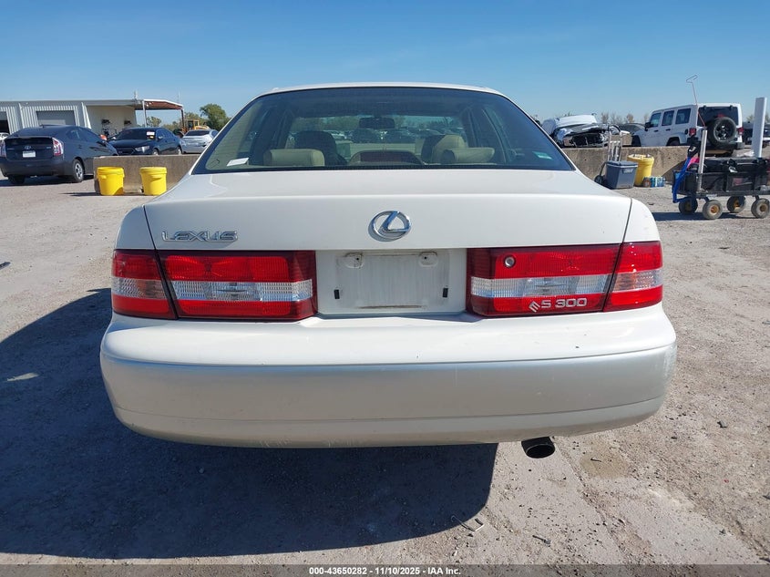 2000 Lexus Es 300 VIN: JT8BF28G4Y5102497 Lot: 43650282