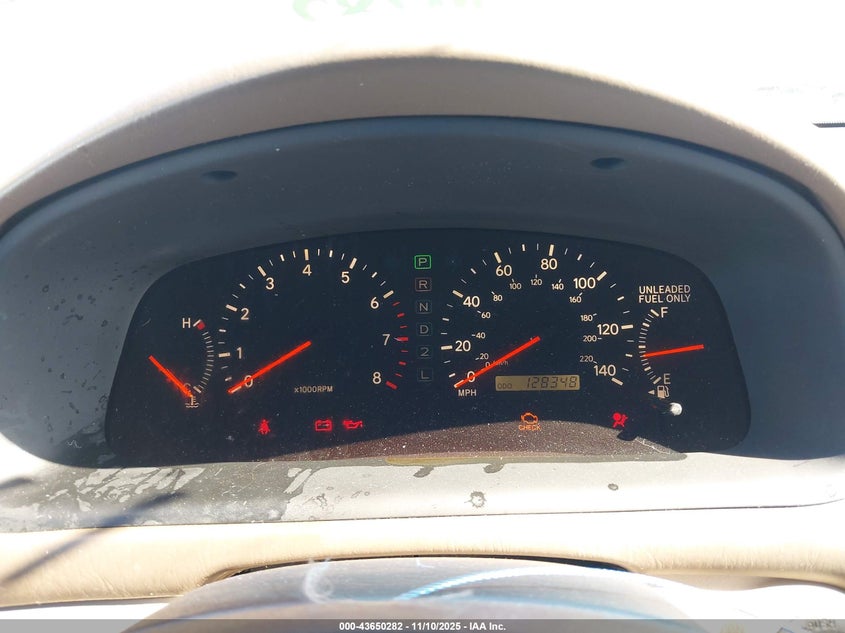 2000 Lexus Es 300 VIN: JT8BF28G4Y5102497 Lot: 43650282