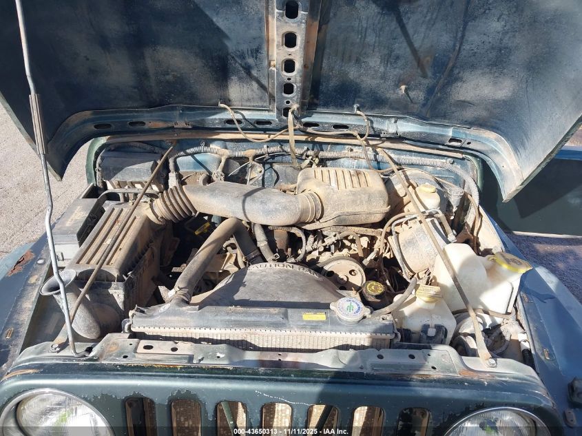 1997 Jeep Wrangler Se VIN: 1J4FY29P5VP418724 Lot: 43650313