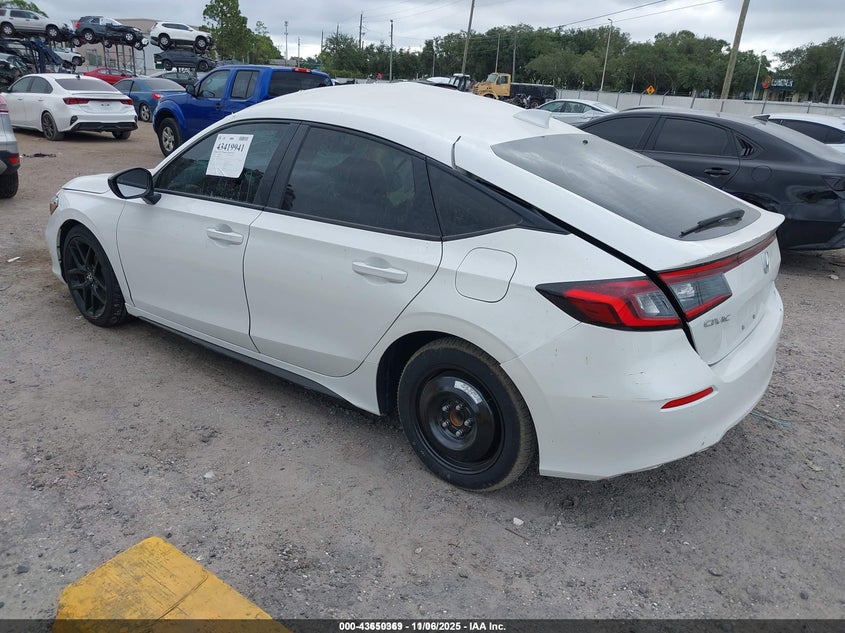 2025 HONDA CIVIC SEDAN SPORT - 19XFL2H85SE018415