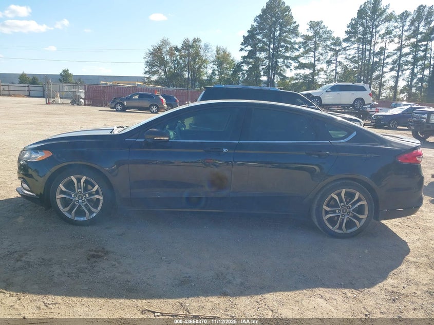 2017 Ford Fusion Se VIN: 3FA6P0H77HR205940 Lot: 43650370
