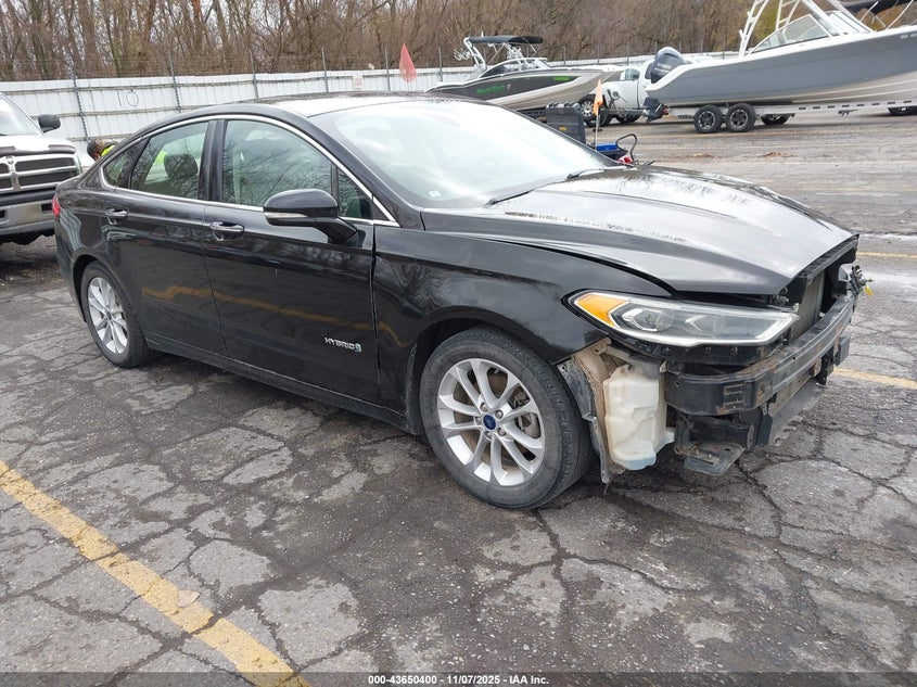 2019 FORD FUSION HYBRID SEL - 3FA6P0MU6KR262455