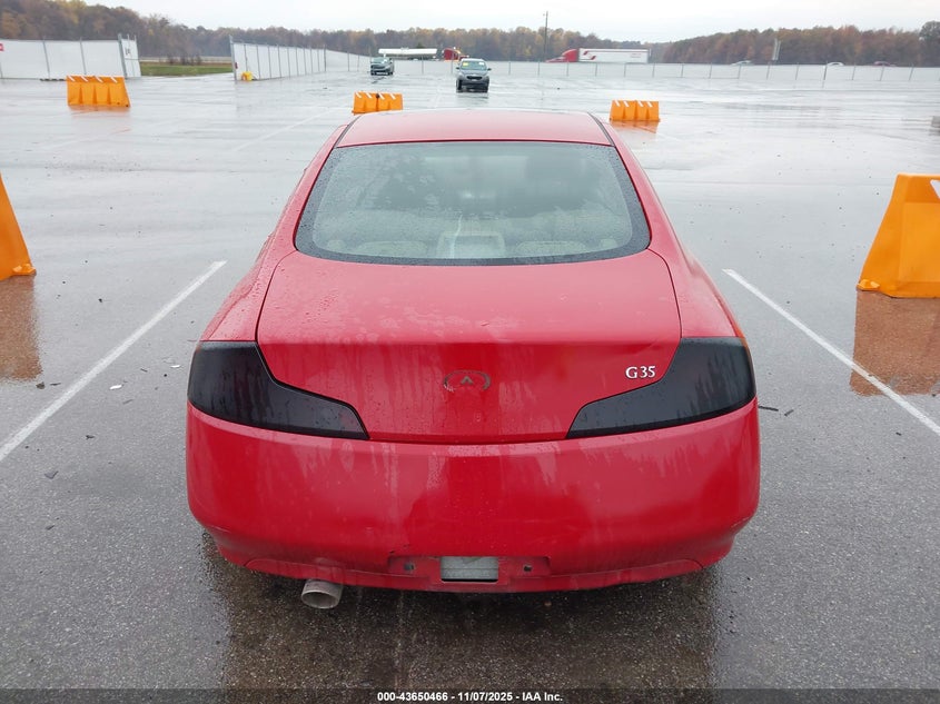 2003 Infiniti G35 Base W/Leather VIN: JNKCV54E13M206571 Lot: 43650466