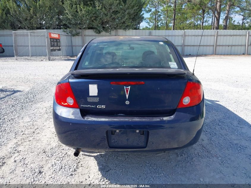 2009 Pontiac G5 Se VIN: 1G2AS55H697216468 Lot: 43650535