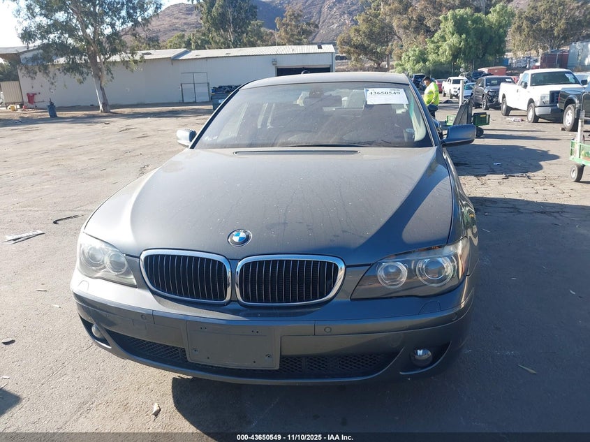 2007 BMW 750I VIN: WBAHL83597DT08591 Lot: 43650549