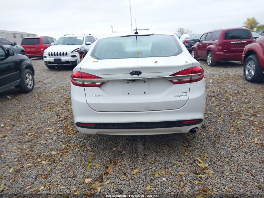 2018 Ford Fusion Hybrid Se VIN: 3FA6P0LU7JR248855 Lot: 43650568
