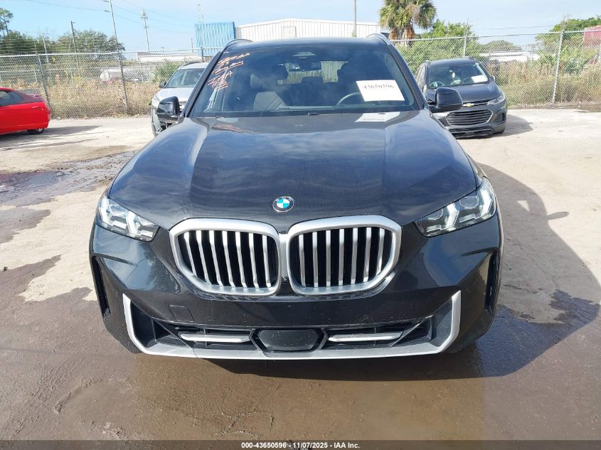 2024 BMW X5 Sdrive40I VIN: 5UX13EU0XR9U31861 Lot: 43650596