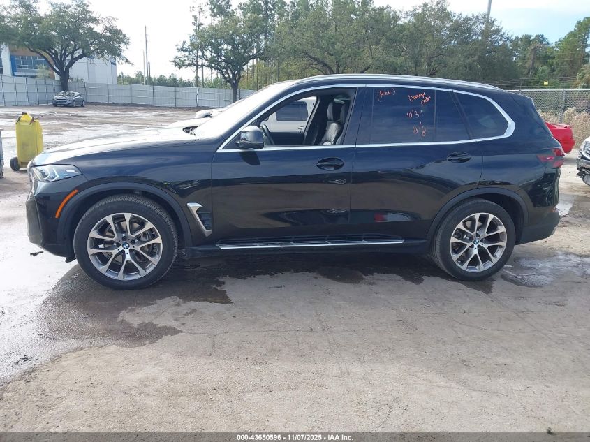 2024 BMW X5 Sdrive40I VIN: 5UX13EU0XR9U31861 Lot: 43650596