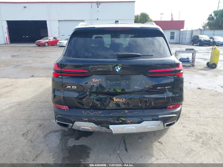 2024 BMW X5 Sdrive40I VIN: 5UX13EU0XR9U31861 Lot: 43650596