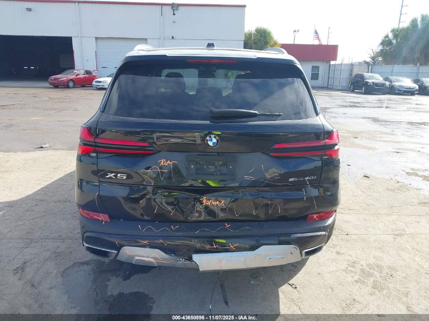 2024 BMW X5 Sdrive40I VIN: 5UX13EU0XR9U31861 Lot: 43650596