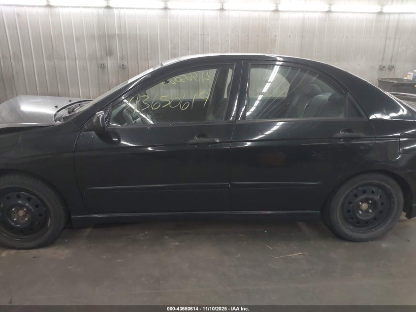 2006 Kia Spectra Ex/Lx/Sx VIN: KNAFE122765293341 Lot: 43650614