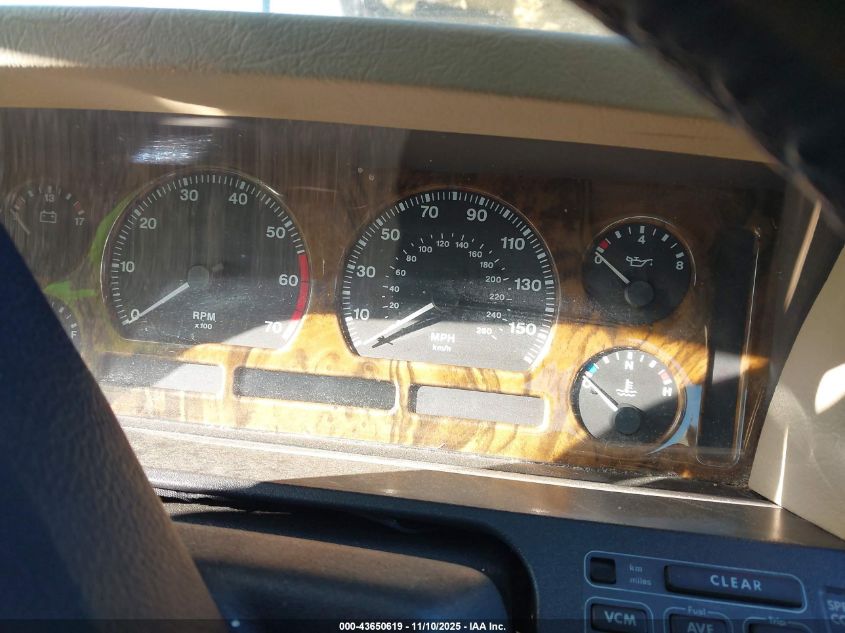 1993 Jaguar Xj6 Vanden Plas VIN: SAJKW1747PC670371 Lot: 43650619