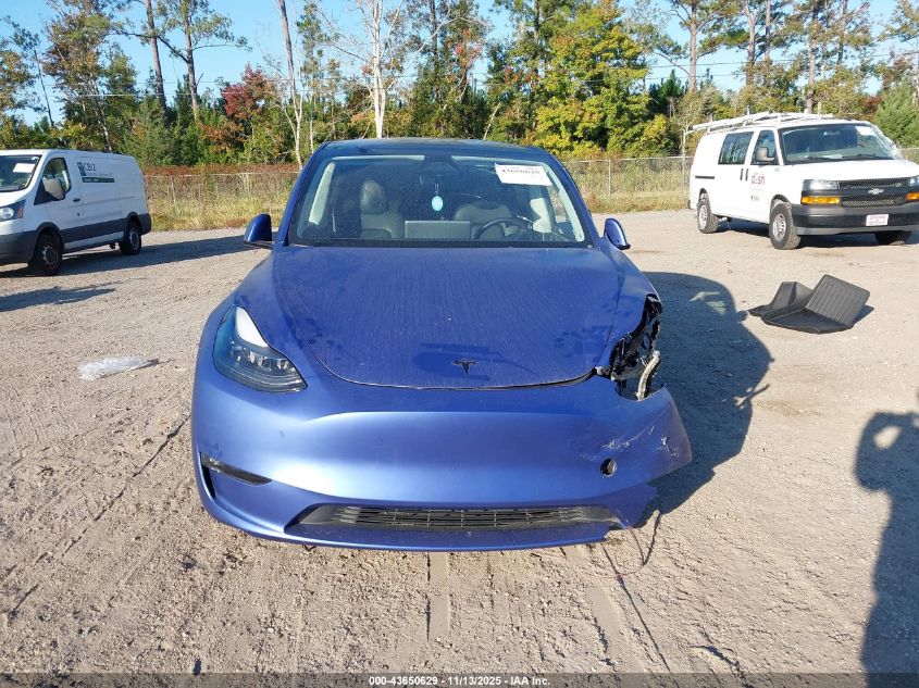 2023 Tesla Model Y Awd/Long Range Dual Motor All-Wheel Drive VIN: 7SAYGAEE3PF949405 Lot: 43650629