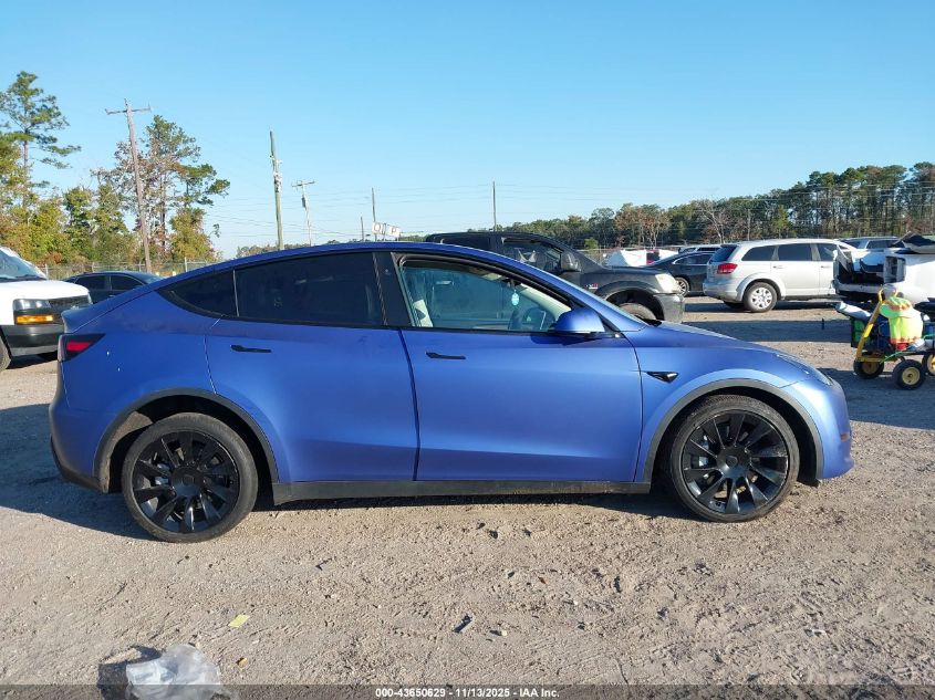2023 Tesla Model Y Awd/Long Range Dual Motor All-Wheel Drive VIN: 7SAYGAEE3PF949405 Lot: 43650629
