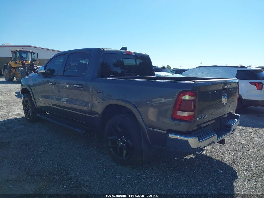 Vin: 1c6rrejt3kn557159, lot: 44145968, ram 1500 laramie  4x2 5'7 box 20193