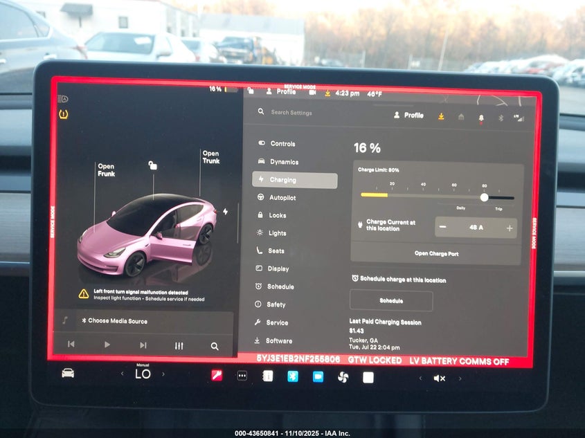 2022 Tesla Model 3 Long Range Dual Motor All-Wheel Drive VIN: 5YJ3E1EB2NF255806 Lot: 43650841