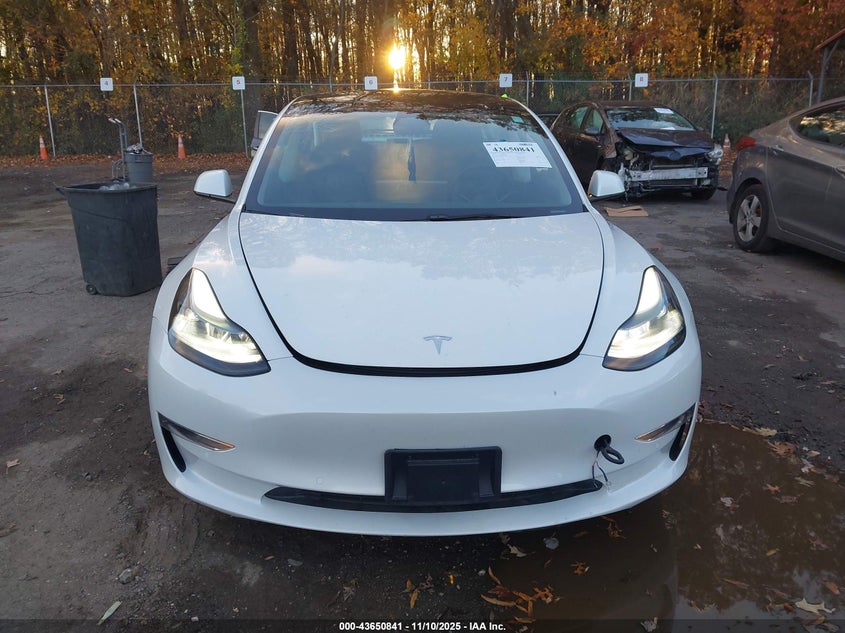 2022 Tesla Model 3 Long Range Dual Motor All-Wheel Drive VIN: 5YJ3E1EB2NF255806 Lot: 43650841