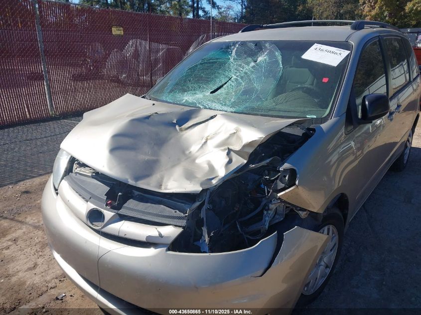 2007 Toyota Sienna Ce VIN: 5TDZK23C57S087517 Lot: 43650865