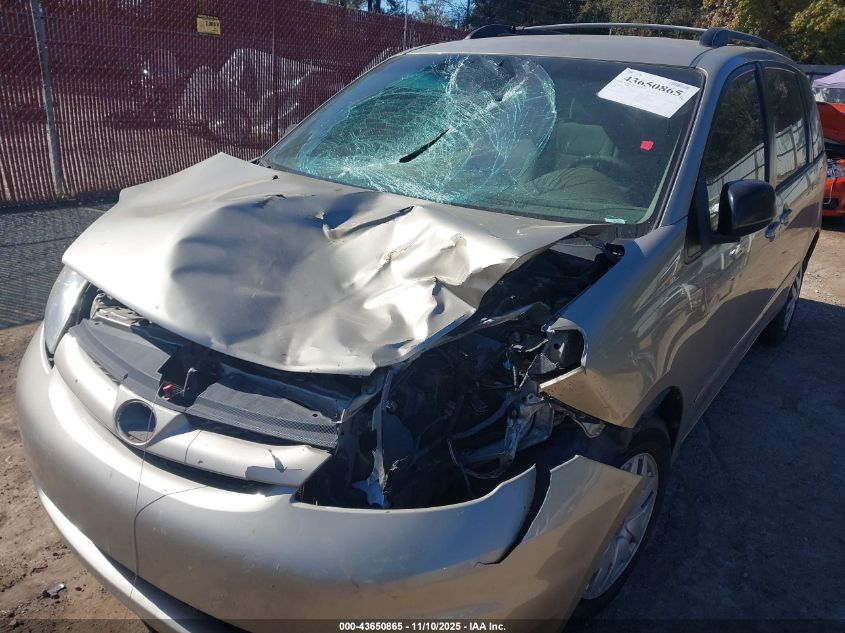 2007 Toyota Sienna Ce VIN: 5TDZK23C57S087517 Lot: 43650865