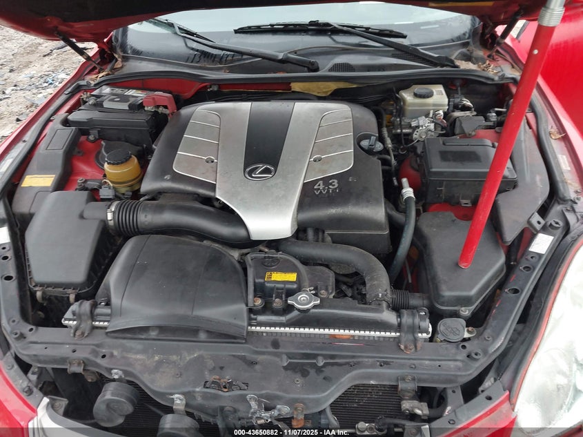 2003 Lexus Sc 430 VIN: JTHFN48Y630043564 Lot: 43650882